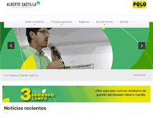 Tablet Screenshot of albertocastilla.org